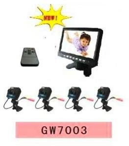 CCTV LCD Monitor With 7-inch TFT Screen and 4-channel A/v Input(gw7003)