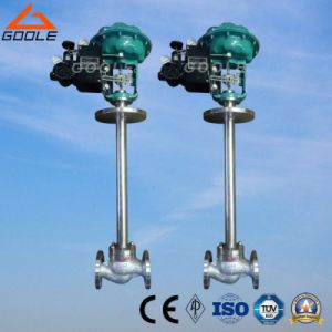 Low Temperature/Cryogenic Pneumatic Globe Control Valve With Extended Stem