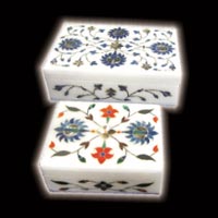 Marble Inlay Boxes 