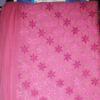 Chikan Embroidered Suit Fabric