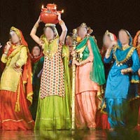 Punjabi Gidda Dress