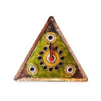 Triangular Copper Table Clock