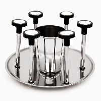 stainless steel glass stand