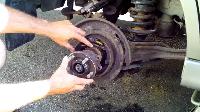rear axle wheel hub
