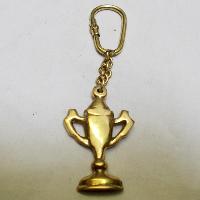 Brass Trophy Keychain