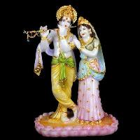 Polyresin Radha Krishna Statue