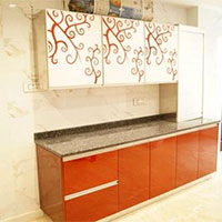 Elegant Stainless Steel Modular Kitchen