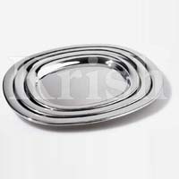 KRISH STAINLESS STEEL Serving Tray, Feature : ECO FRIENDLY