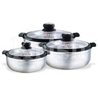 Florence Hot Pot with Glass Lids