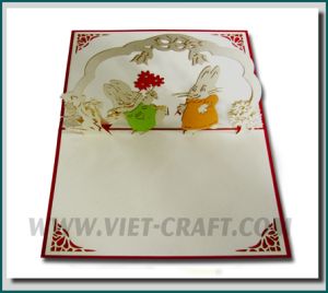 3d POP Up Handmade Greeting Card