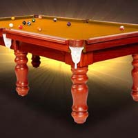 COMPLETELY BROWN POOL TABLE