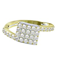 Shish Jewels New CZ Diamond Stud Sterling Silver Ring For Her