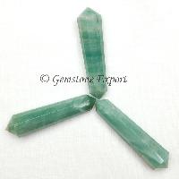 Green Jade Double Terminated Pencil Point