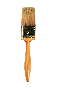 Wooden handle paint brush