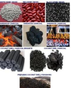 Kidney Beans Hardwood Charcoal, Coconut Shell Charcoal