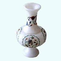 Marble Inlay Flower Pot