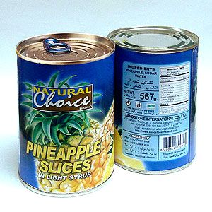 Canned Pineapples, Brand Name : NATURAL CHOICE