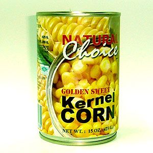 Canned Sweet Kernel Corn, Brand Name : NATURAL CHOICE