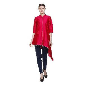 Ladies Designer Red Tops