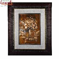 Laxmi Copper Repousse Wall Hanging