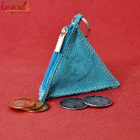 Leather Pyramid Pouch
