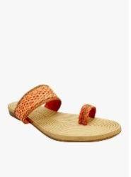 RUSSO FASHION ORANGE SLIPPERS