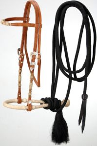 Hackamore With Nylon Mecate