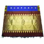 SKP-J.R.-A007 Zari Temple Silk Saree