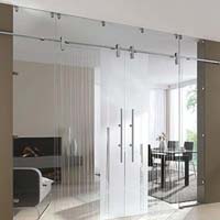 Aluminium Frameless Glass Doors