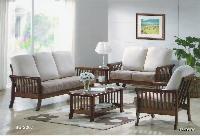 Living Room Wooden Sofa Set
