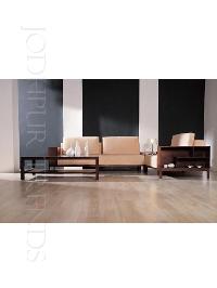 Contemporary Wooden Sofa Set