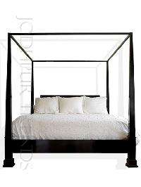 Four Poster Wooden Bed