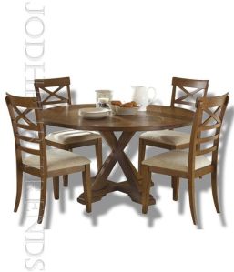 Round Wooden Dining Set