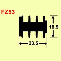 Fz53 Extruded Heat Sink