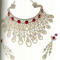 Diamond Bridal Necklace Set