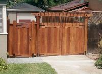 wood gates