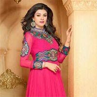 Traditional Hot Pink Anarakali Suit