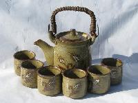 tea set pottery