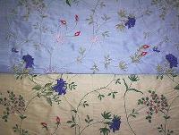 Embroidered Silk