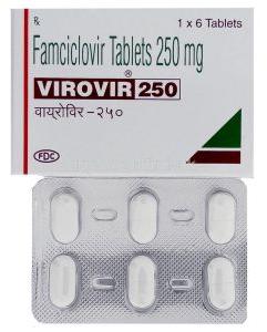 Virovir 250mg Tablets