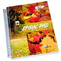 Spiral Notebook 200 pages plain