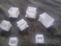 square  caps/shoes for square pipe furniture