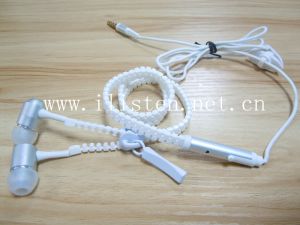 Zipper Earphone, Packaging Type : white red pink blue orane etc