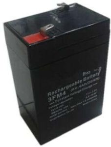 Rechargeable Lead Acid Battery 6v4ah 70*48*101mm