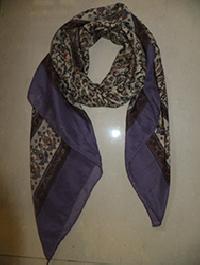 Polyester Printed Square Scarf