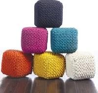 Knitted Poufs