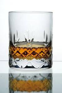 crystal whisky glass