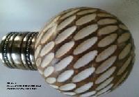 Wooden Curtain finials for 35mm poles