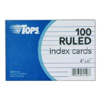 Ruled Index Card