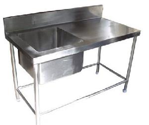 Stainless Steel Work Table With Sink